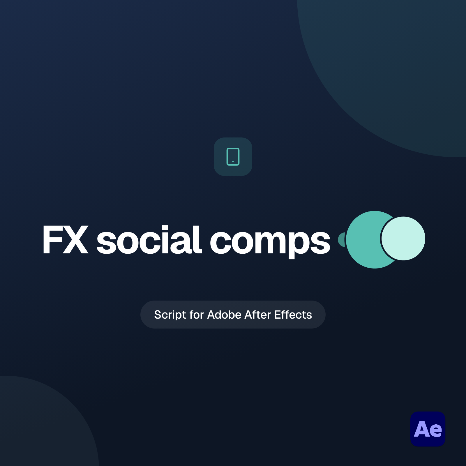 Flayr FX Social Comps logo for the After Effects social media comp maker
